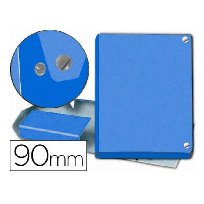 Pardo Carpeta de Proyectos Azul con Broche y Lomo de 90 mm Pardo Carpeta de Proyectos Azul con Broche y Lomo de 90 mm