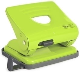 Taladro 2 P. Rapesco 825 Metalico (25 Hojas) Verde