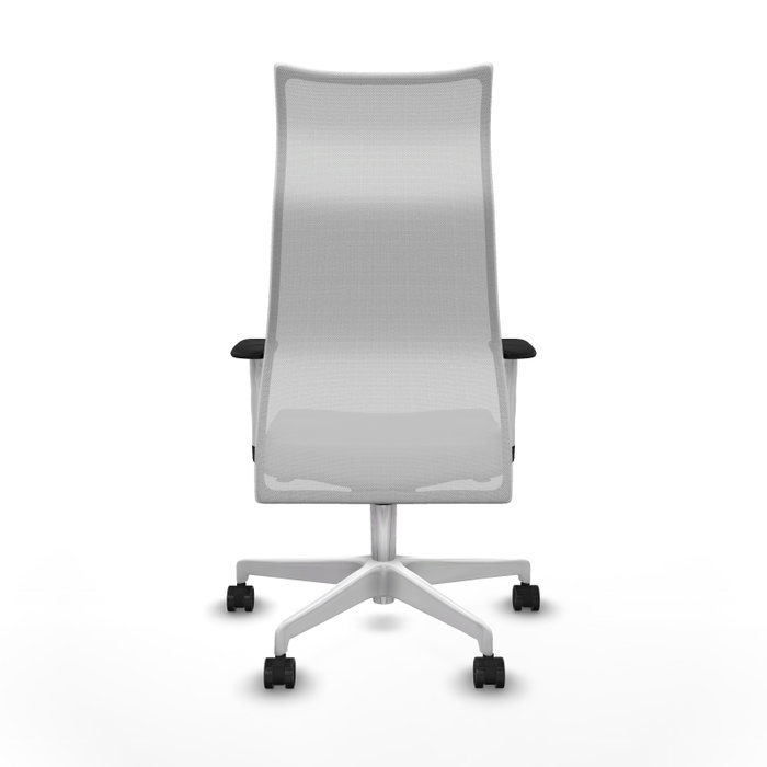 PIQUERAS Y CRESPO Sillón Albacete con mecanismo Sincro, Similpiel Gris claro y Malla Blanco PIQUERAS Y CRESPO Sillón Albacete con mecanismo Sincro, Similpiel Gris claro y Malla Blanco