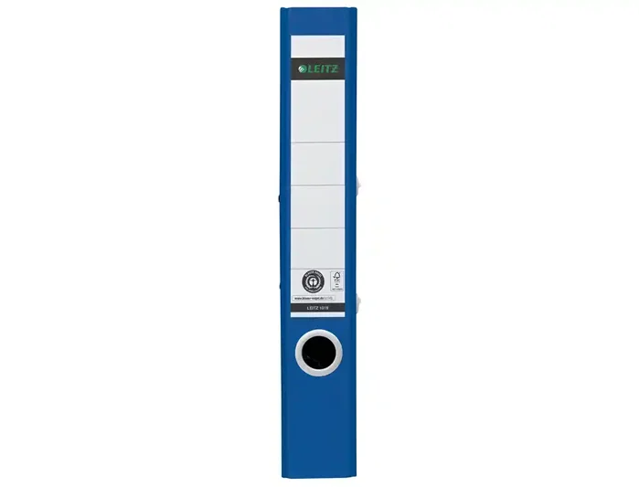 Leitz Archivador de palanca Recycle cartón reciclado 100% 180 hojas DIN A4 lomo 50 mm azul