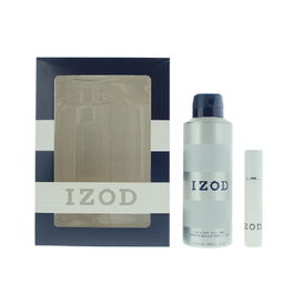 Set Izod: White, Eau De Toilette, For Men, 15 ml + White, Scented Spray, For Men, 200 ml