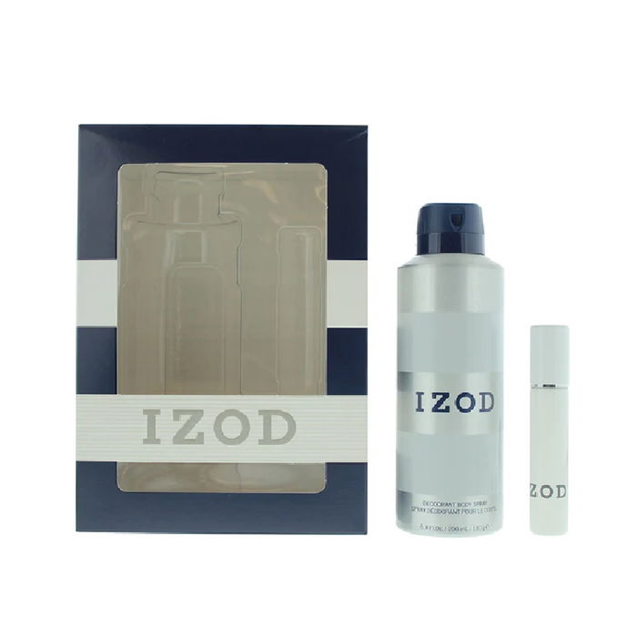Set Izod: White, Eau De Toilette, For Men, 15 ml + White, Scented Spray, For Men, 200 ml Set Izod: White, Eau De Toilette, For Men, 15 ml + White, Scented Spray, For Men, 200 ml