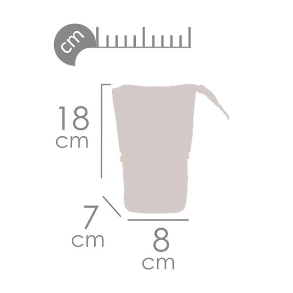 Decuevas Portalápices vertical convertible 18x8x7 cm