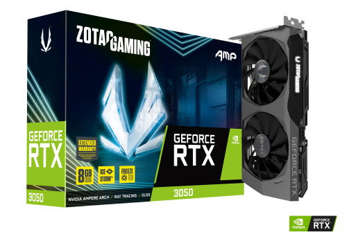 Zotac RTX 3050 AMP GeForce RTX 3050 8GB GDDR6 ZT-A30500F-10M Zotac RTX 3050 AMP GeForce RTX 3050 8GB GDDR6 ZT-A30500F-10M