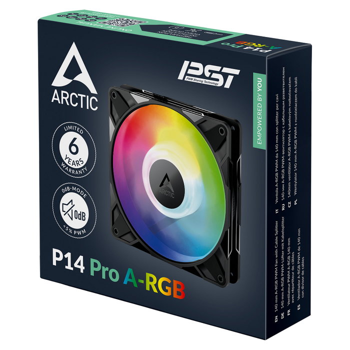 ARCTIC P14 Pro A-RGB Negro