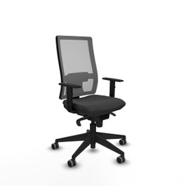 PIQUERAS Y CRESPO Silla de oficina Horna con mecanismo Sincro, Gris