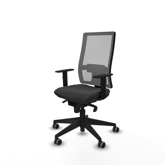 PIQUERAS Y CRESPO Silla de oficina Horna con mecanismo Sincro, Gris