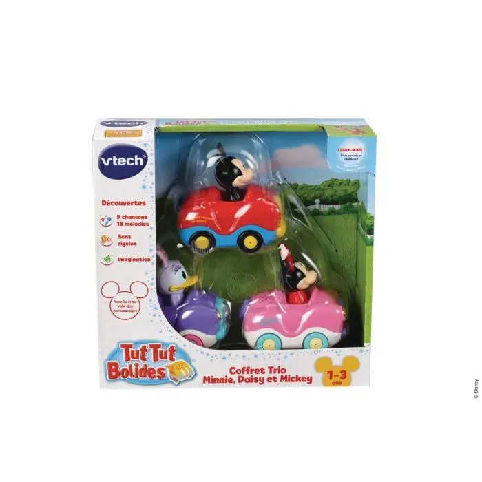 Vtech 405075 Trio Box Minnie / Mickey (Cabri Minnie + Cabrio Daisy + Cabrio Mickey) - Idioma Francés - 1 a 5 años Vtech 405075 Trio Box Minnie / Mickey (Cabri Minnie + Cabrio Daisy + Cabrio Mickey) - Idioma Francés - 1 a 5 años
