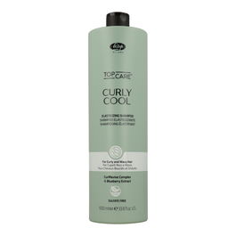 Lisap Top Care Curly Cool Elasticing Champú Profesional para Rizos Definidos y Flexibles 1000ml