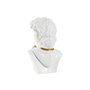 DKD Home Decor Figura de Busto en Resina Blanco y Dorado