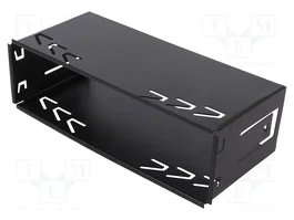 4CARMEDIA Semi-bastidor de montaje de radio 1 DIN para Pioneer, Negro