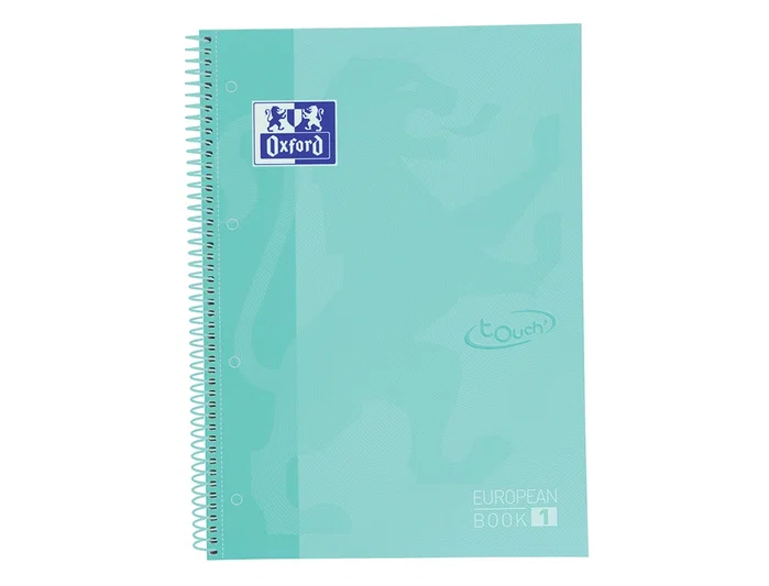 Oxford Europeanbook 1 Touch Menta Pastel (Set de 5)