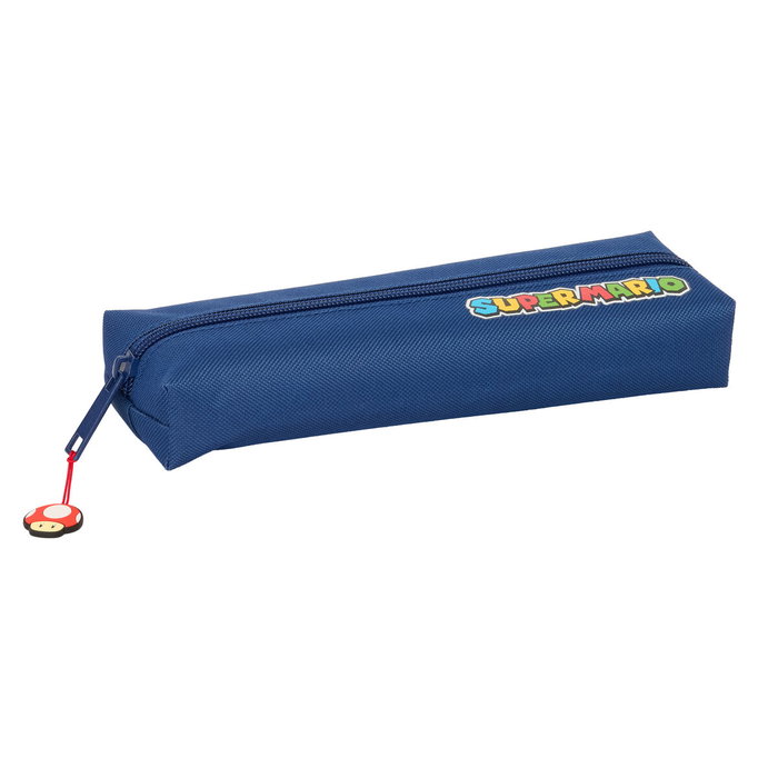 Safta Portatodo Rectangular Super Mario Mamma Mia con Goma Elástica