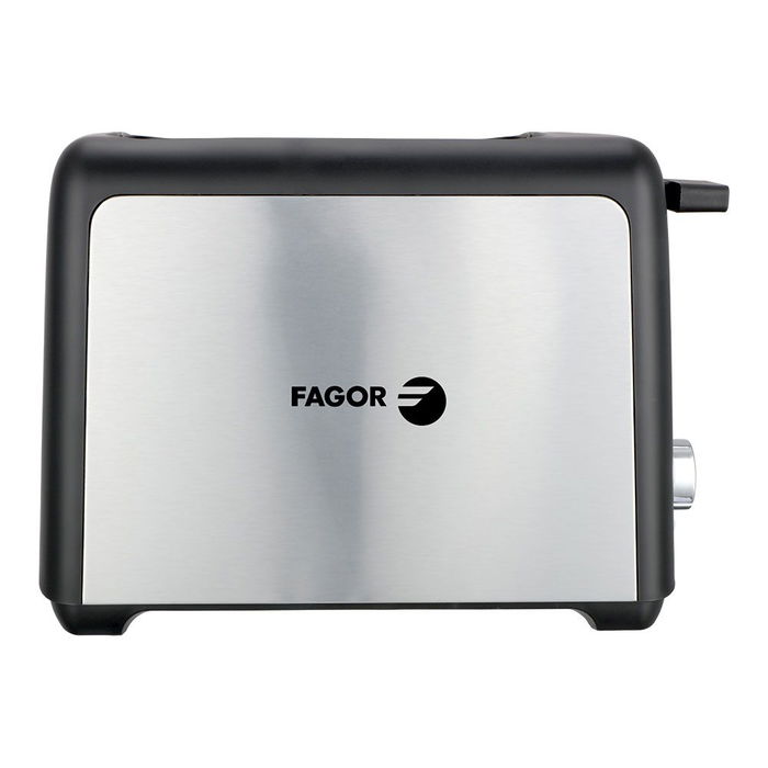 Fagor Tostador Toastpro 2 Ranuras 800W con Funciones Tostar, Descongelar y Cancelar y 7 Niveles de Tostado