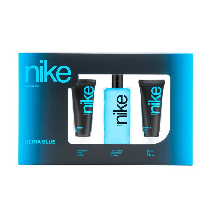 NIKE Pack Hombre Ultra Blue Eau de Toilette 100 ml + After Shave 75 ml + Gel de Baño 75 ml con Estuche NIKE Pack Hombre Ultra Blue Eau de Toilette 100 ml + After Shave 75 ml + Gel de Baño 75 ml con Estuche