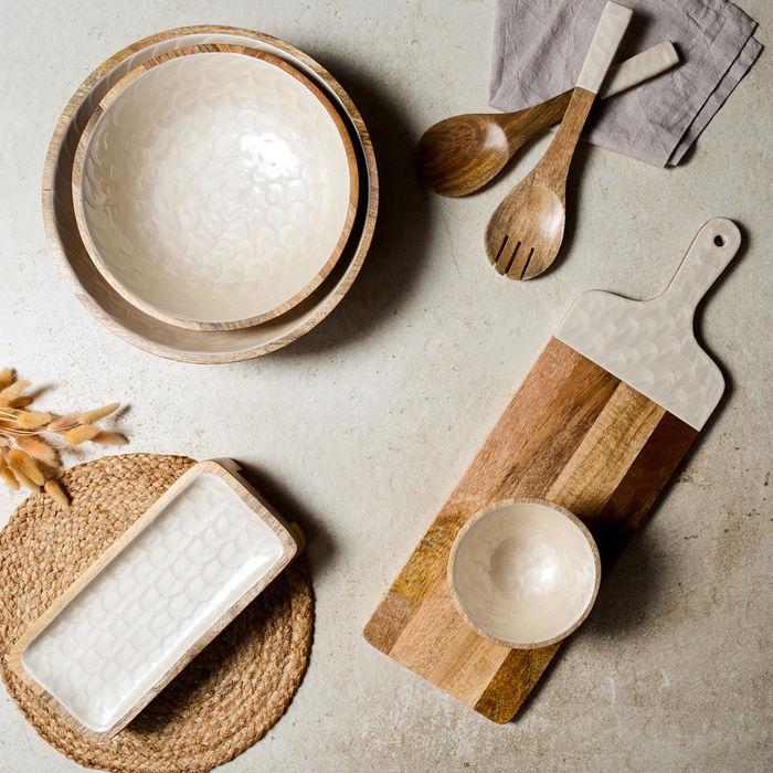 Home Deco Factory Bol de Mango Colección Natural, Diámetro 15 cm, Plato o Cuenco Decorativo de Madera Home Deco Factory Bol de Mango Colección Natural, Diámetro 15 cm, Plato o Cuenco Decorativo de Madera