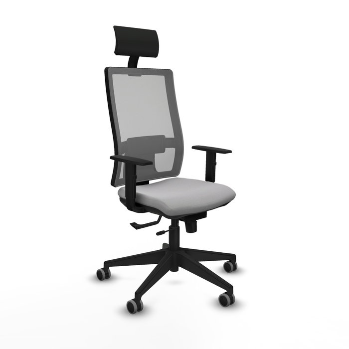 PIQUERAS Y CRESPO Silla de oficina Horna Gris con mecanismo Sincro/Traslack PIQUERAS Y CRESPO Silla de oficina Horna Gris con mecanismo Sincro/Traslack