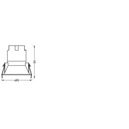 Ledvance Foco LED Empotrable 10W 800Lm 4000K Blanco Neutro