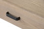 DKD Home Decor Mesa Centro Curva elegant Estilo Sixties Marron 120 x 61 x 40 cm