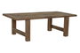 DKD Home Decor Mesa Centro Item Home Natural 140 x 70 x 45 cm Teca Reciclada