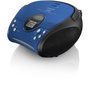 Lenco SCD-24 Radio-CD-Player Azul/Negro