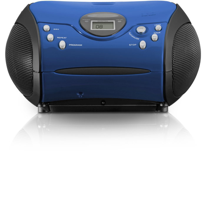 Lenco SCD-24 Radio-CD-Player Azul/Negro