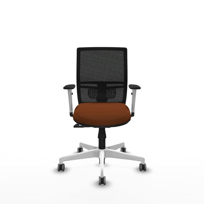PIQUERAS Y CRESPO Silla de oficina Yunquera con mecanismo Sincro, Marrón y Negro PIQUERAS Y CRESPO Silla de oficina Yunquera con mecanismo Sincro, Marrón y Negro