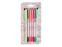 Pincello Set 6 Bolígrafos Normales Fluor Plástico 10x21x0.5 cm Colores Surtidos (Set de 24)