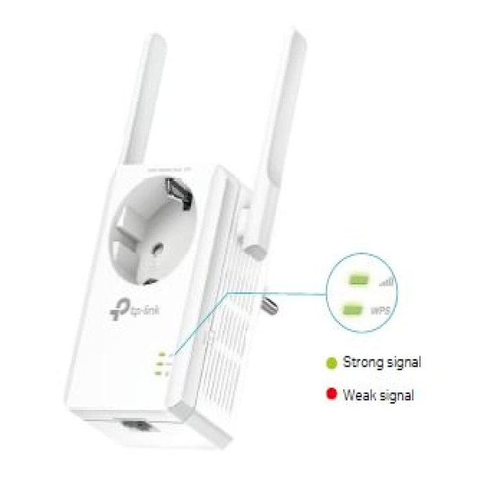 TP-Link TL-WA860RE Extensor de Cobertura Wi-Fi 300 Mbps Blanco