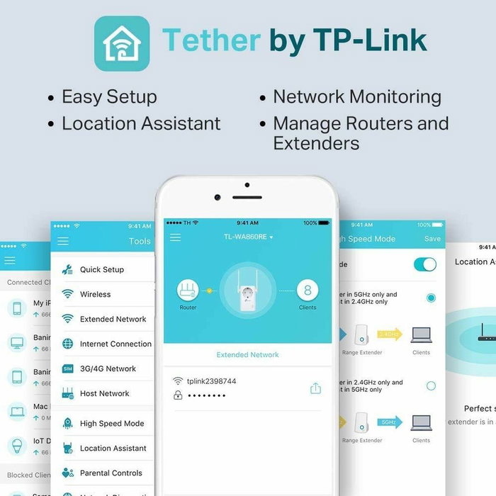 TP-Link TL-WA860RE Repetidor Wi-Fi 300 Mbps Blanco TP-Link TL-WA860RE Repetidor Wi-Fi 300 Mbps Blanco