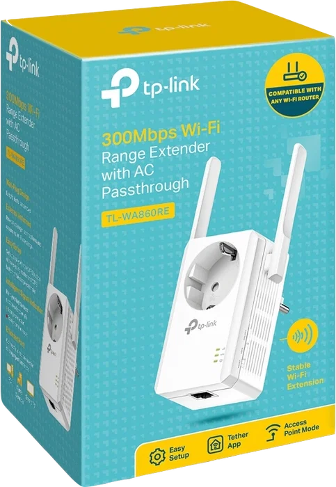 TP-Link TL-WA860RE Repetidor Wi-Fi 300 Mbps Blanco