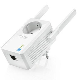 Tp-Link Extensor de Cobertura WiFi WA860RE de Pared 300Mbps Passthrough 1 Puerto LAN WPS 2 Antenas