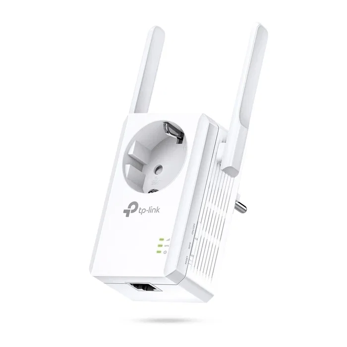 TP-Link TL-WA860RE Adaptador Powerline WiFi Extensor de Red 300 Mbps, 1 Puerto Ethernet Rápido, Wi-Fi 4 (802.11n), Blanco