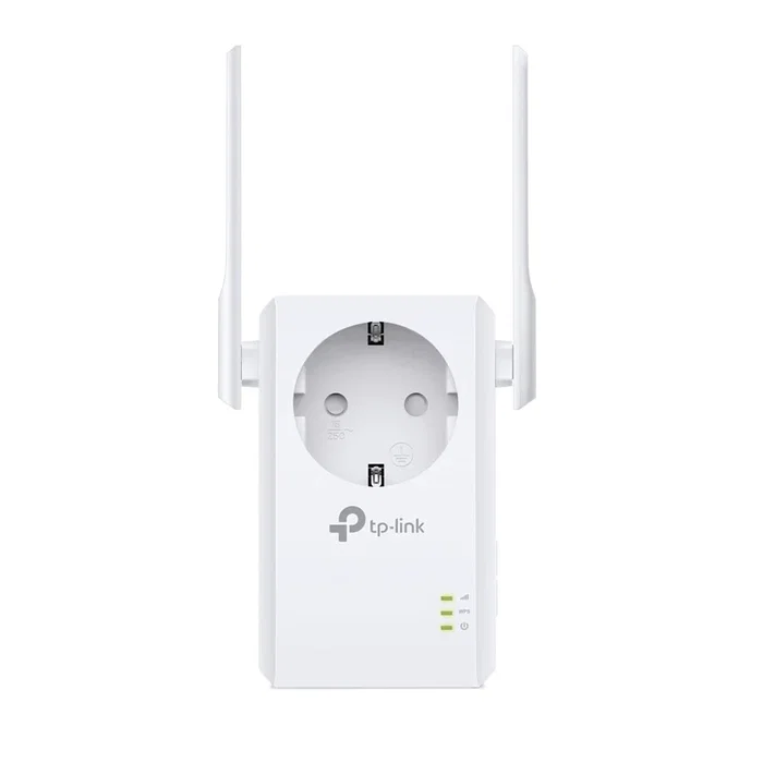 TP-Link TL-WA860RE Adaptador Powerline WiFi Extensor de Red 300 Mbps, 1 Puerto Ethernet Rápido, Wi-Fi 4 (802.11n), Blanco