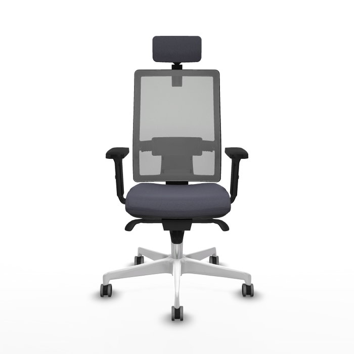 PIQUERAS Y CRESPO Silla de oficina Horna Gris con mecanismo Sincro PIQUERAS Y CRESPO Silla de oficina Horna Gris con mecanismo Sincro