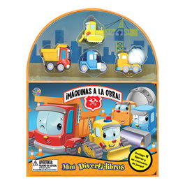 PHIDAL EDITIONS, ¡Máquinas a la obra! (Mini Diverti-Libros)