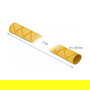DeLOCK Tubo Termorretráctil Amarillo Antideslizante, Patrón X, 1 m x 40 mm, Relación Retracción 2:1, 70-125 °C, Poliolefina