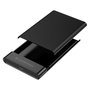 Conceptronic DANTE06B Carcasa para Disco Duro/SSD 2,5 pulg. USB Tipo C Negro