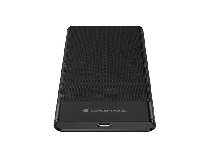 Conceptronic Caja Externa USB 3.2 para HDD/SSD SATA de 2.5 Pulgadas, 5 Gbps, USB-C/A, Modelo DANTE06B, Negro