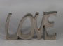 DKD Home Decor Decoración Aluminio Love Plateado