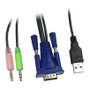 Inter-Tech KVM Switch AS-41UA VGA, 4 Puertos, Metal V2
