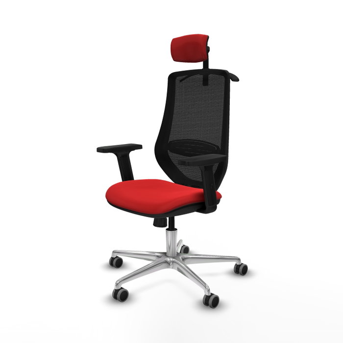 PIQUERAS Y CRESPO Silla de oficina Mardos con mecanismo Sincro Rojo/Negro PIQUERAS Y CRESPO Silla de oficina Mardos con mecanismo Sincro Rojo/Negro