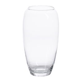 Jarrón Decoración Transparente Cristal 16,50 X 16,50 X 30 cm