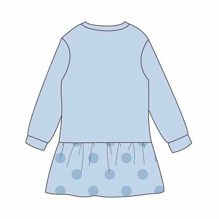 Cerdá Vestido French Terry Bluey - 4 Años, Light Blue