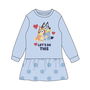 Cerdá Vestido French Terry Bluey para Niña 4 Años Light Blue
