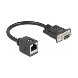DeLOCK Adaptador Serie DB9 Hembra a RJ45 Hembra