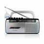 Daewoo Radio Cassette DW1107 Negra y Plateada