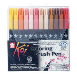 Sakura Koi Coloring Brush Pen set de 48 colores