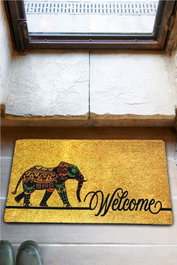 Conceptum Felpudo de PVC Antideslizante y Lavable 40 x 60 cm Cómodo y Seguro para el Hogar