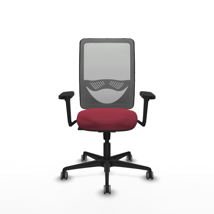 PIQUERAS Y CRESPO Silla de oficina Zulema con Mecanismo Sincro, Granate y Gris PIQUERAS Y CRESPO Silla de oficina Zulema con Mecanismo Sincro, Granate y Gris